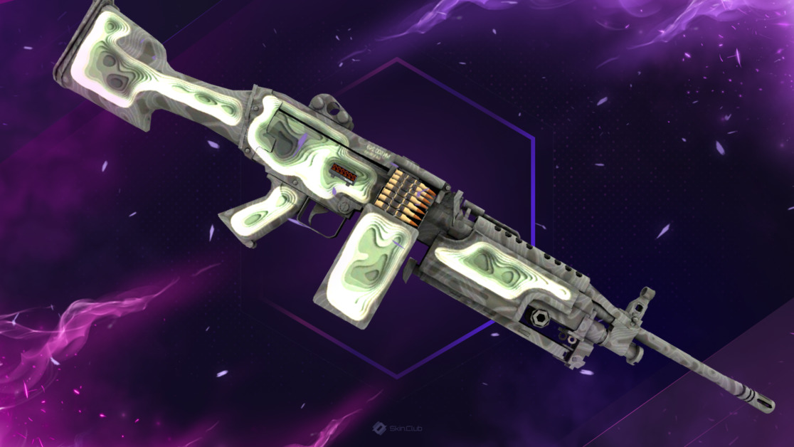 StatTrak™ M249 | Deep Relief (Factory New)