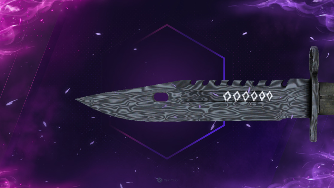 ★ StatTrak™ M9 Bayonet | Damascus Steel (Minimal Wear)