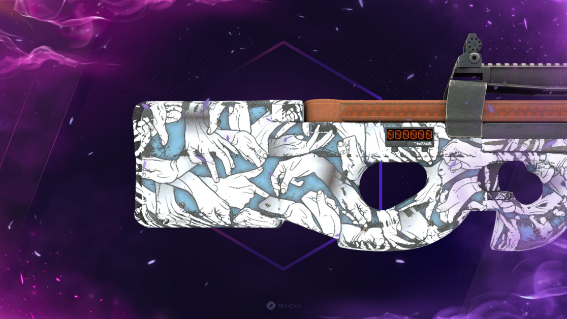 StatTrak™ P90 | Death Grip (Well-Worn)