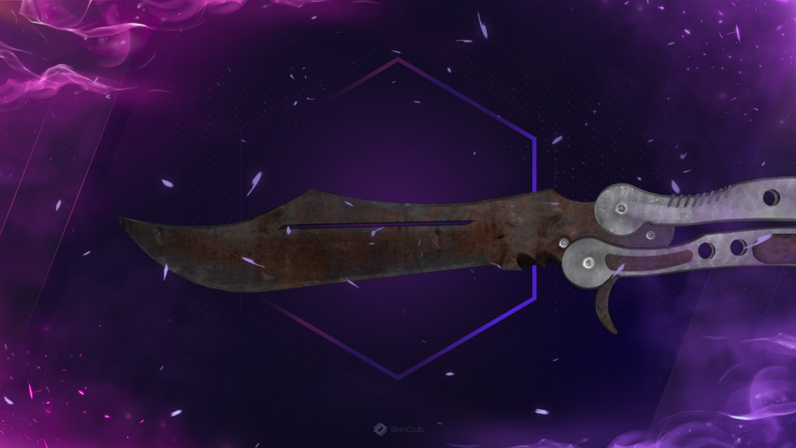 ★ Butterfly Knife | Rust Coat (Well-Worn)