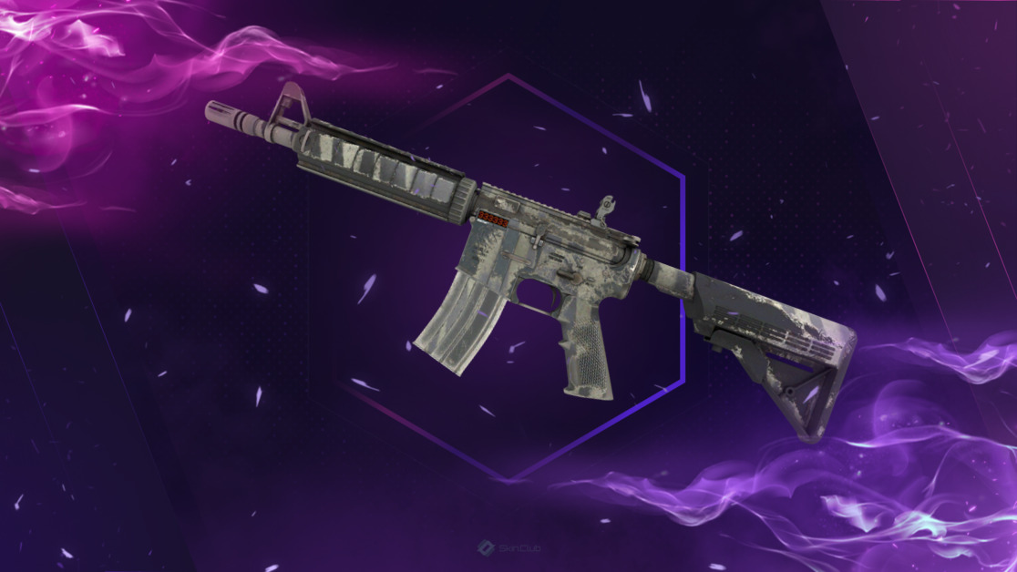 StatTrak™ M4A4 | Faded Zebra (Well-Worn)