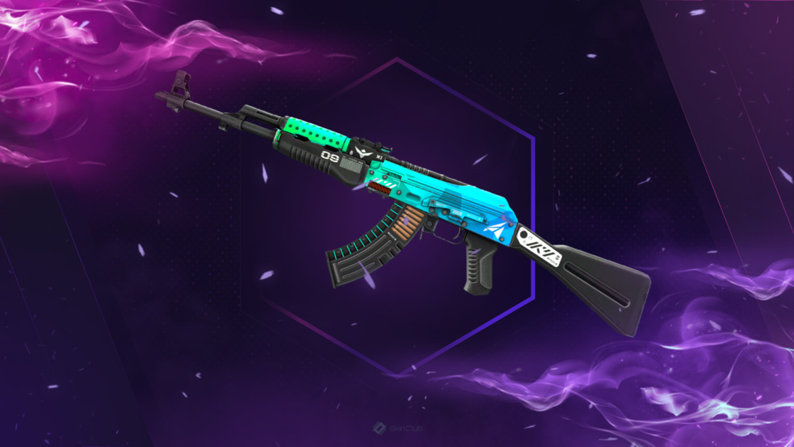 StatTrak™ AK-47 | Ice Coaled (Field-Tested)
