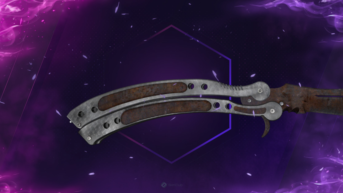 ★ Butterfly Knife | Rust Coat (Well-Worn)