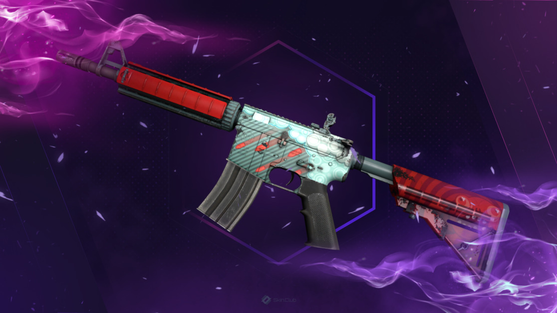 M4A4 | Bullet Rain (Minimal Wear)