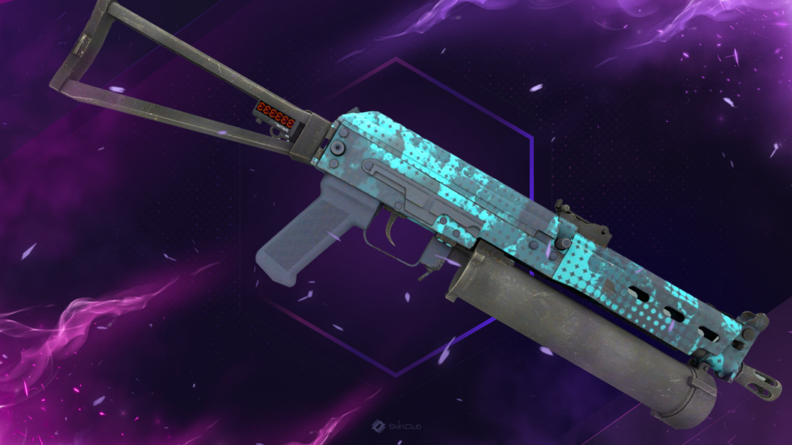 StatTrak™ PP-Bizon | Cobalt Halftone (Field-Tested)