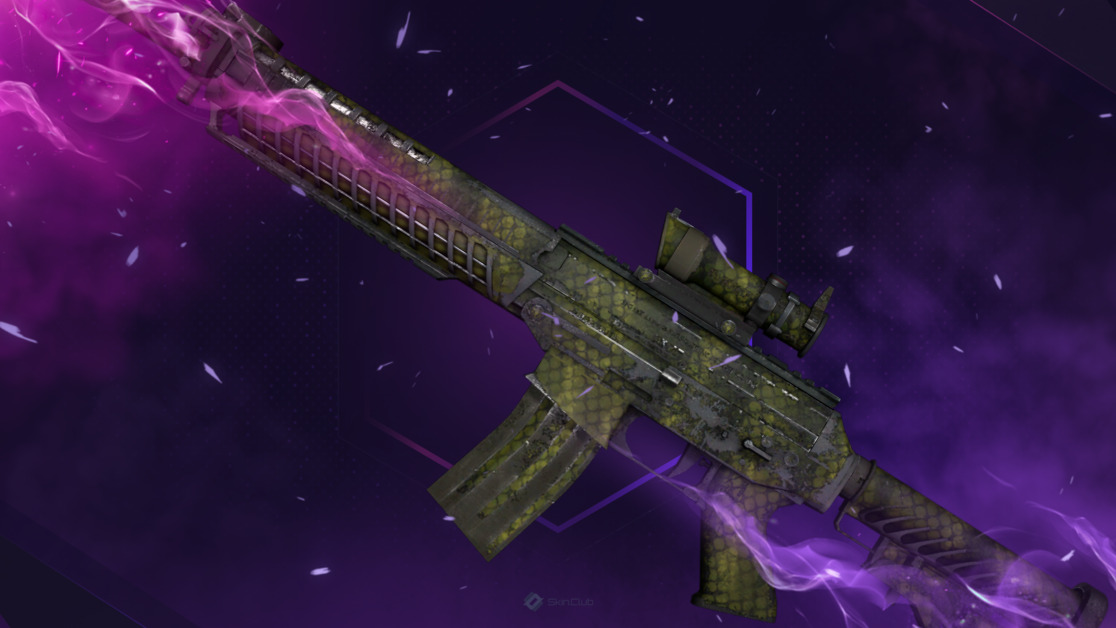 SG 553 | Gator Mesh (Battle-Scarred)