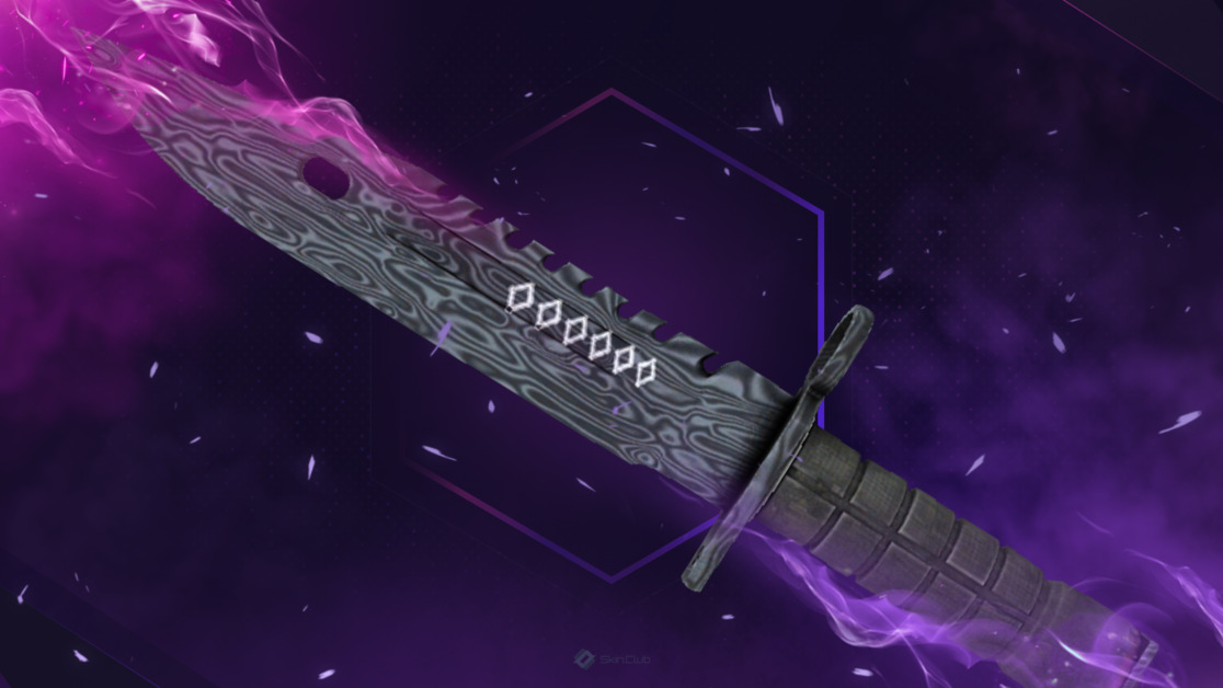 ★ StatTrak™ M9 Bayonet | Damascus Steel (Minimal Wear)