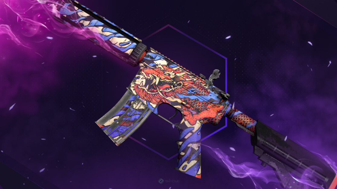 M4A4 | 龍王 (Dragon King) (Field-Tested)