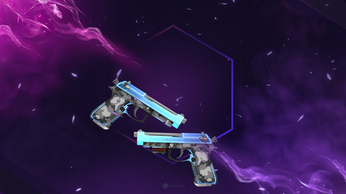 StatTrak™ Dual Berettas | Urban Shock (Minimal Wear)