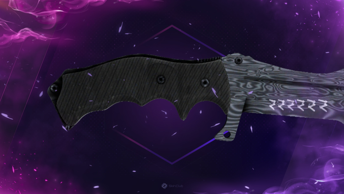 ★ StatTrak™ Huntsman Knife | Damascus Steel (Factory New)