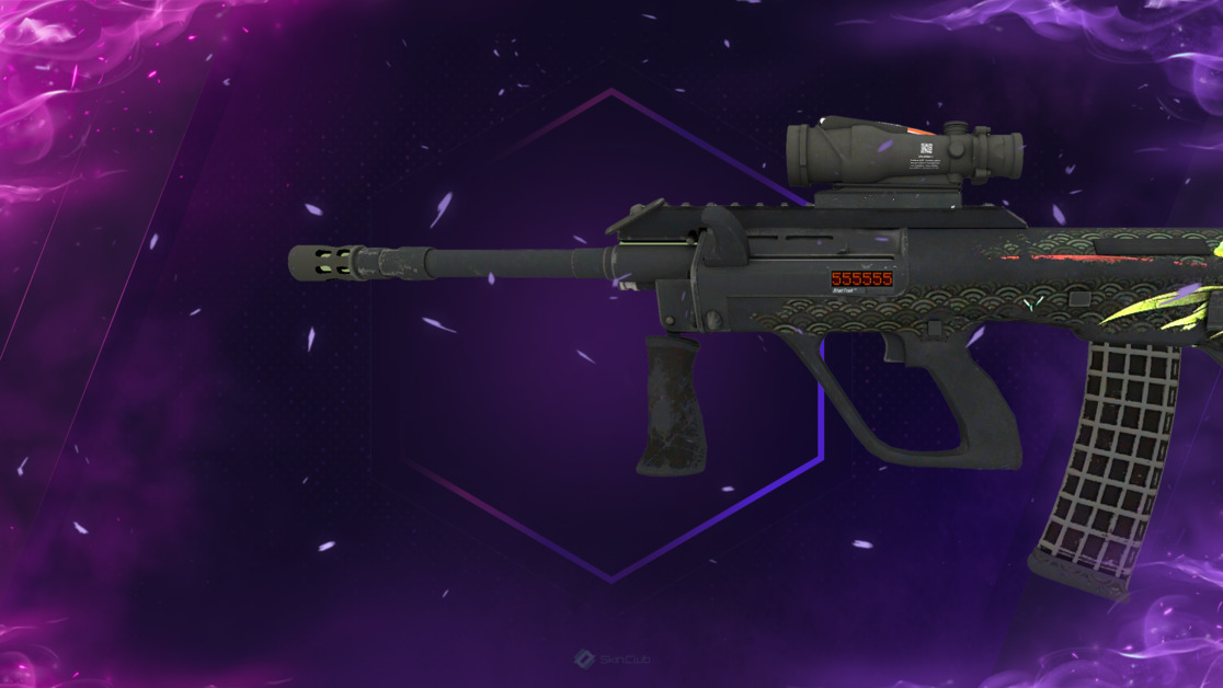 StatTrak™ AUG | Chameleon (Battle-Scarred)