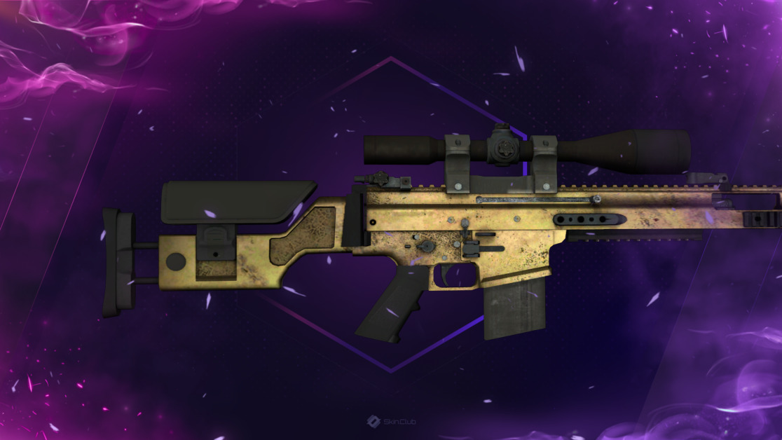SCAR-20 | Brass (Field-Tested)
