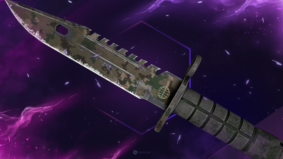 ★ M9 Bayonet | Forest DDPAT (Well-Worn)