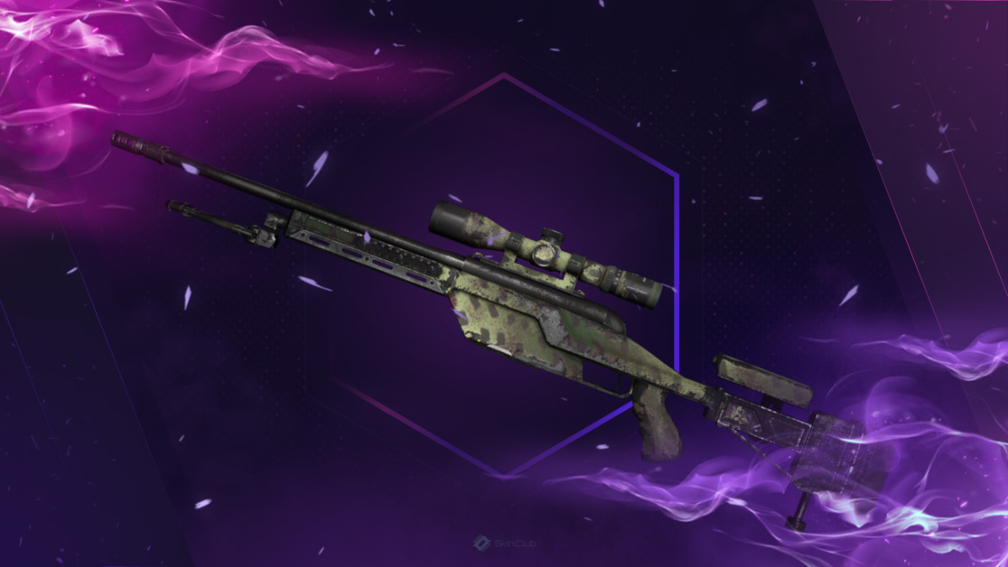 SSG 08 | Lichen Dashed (Well-Worn)