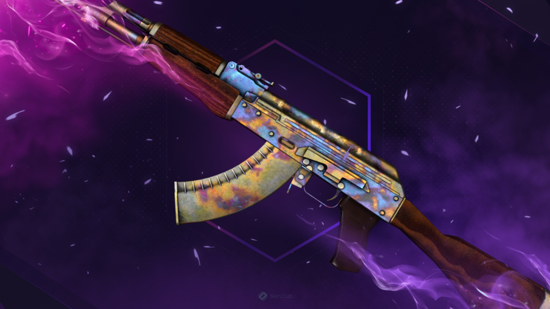 AK-47 | Case Hardened | มีรอยถลอกอย่างมาก