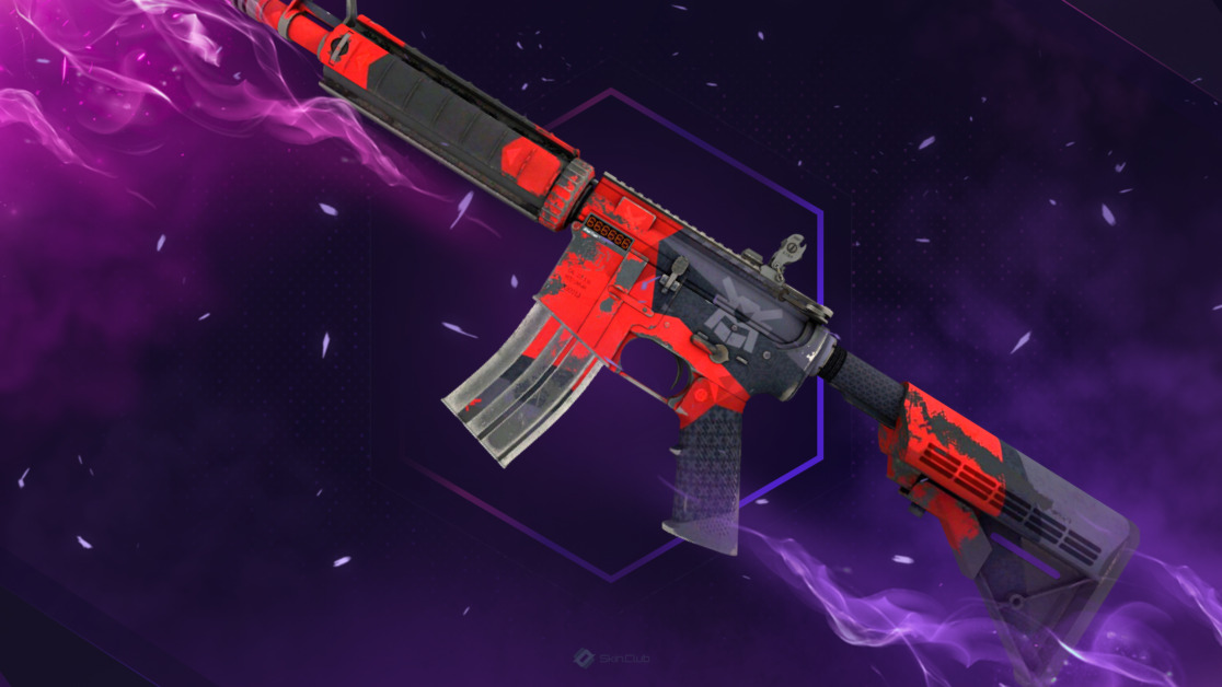 StatTrak™ M4A4 | Evil Daimyo (Well-Worn)