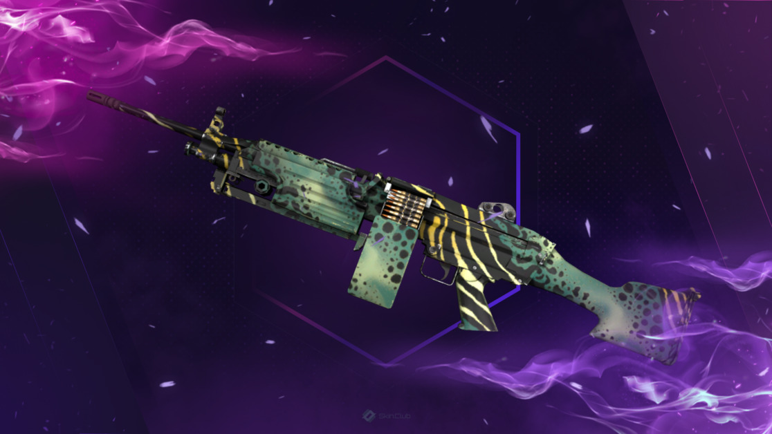 M249 | Emerald Poison Dart (Minimal Wear)