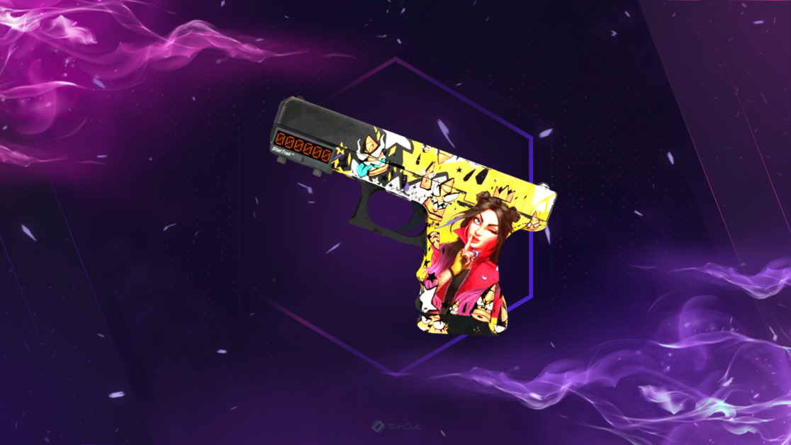 StatTrak™ Glock-18 | Bullet Queen (Battle-Scarred)
