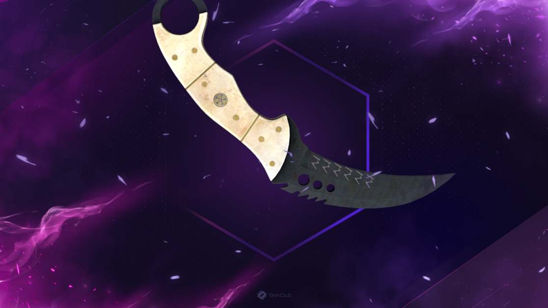 ★ StatTrak™ Talon Knife | Blue Steel (Field-Tested)