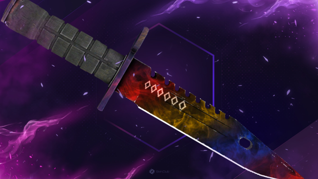★ StatTrak™ M9 Bayonet | Marble Fade (Minimal Wear)