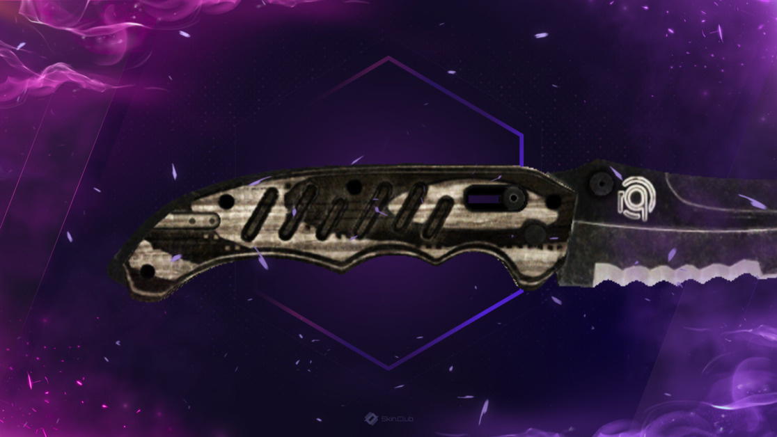 ★ StatTrak™ Flip Knife | Black Laminate (Battle-Scarred)
