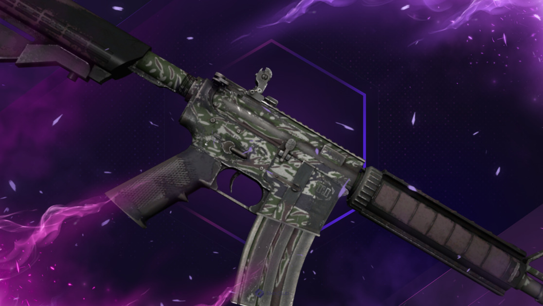 M4A4 | Jungle Tiger (Battle-Scarred)