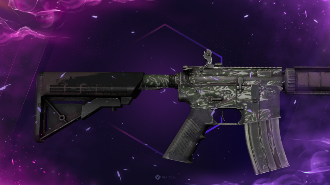 M4A4 | Jungle Tiger (Battle-Scarred)