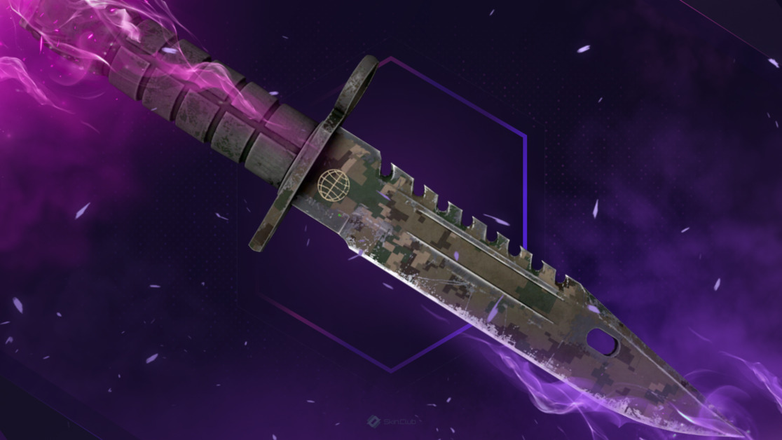 ★ M9 Bayonet | Forest DDPAT (Well-Worn)