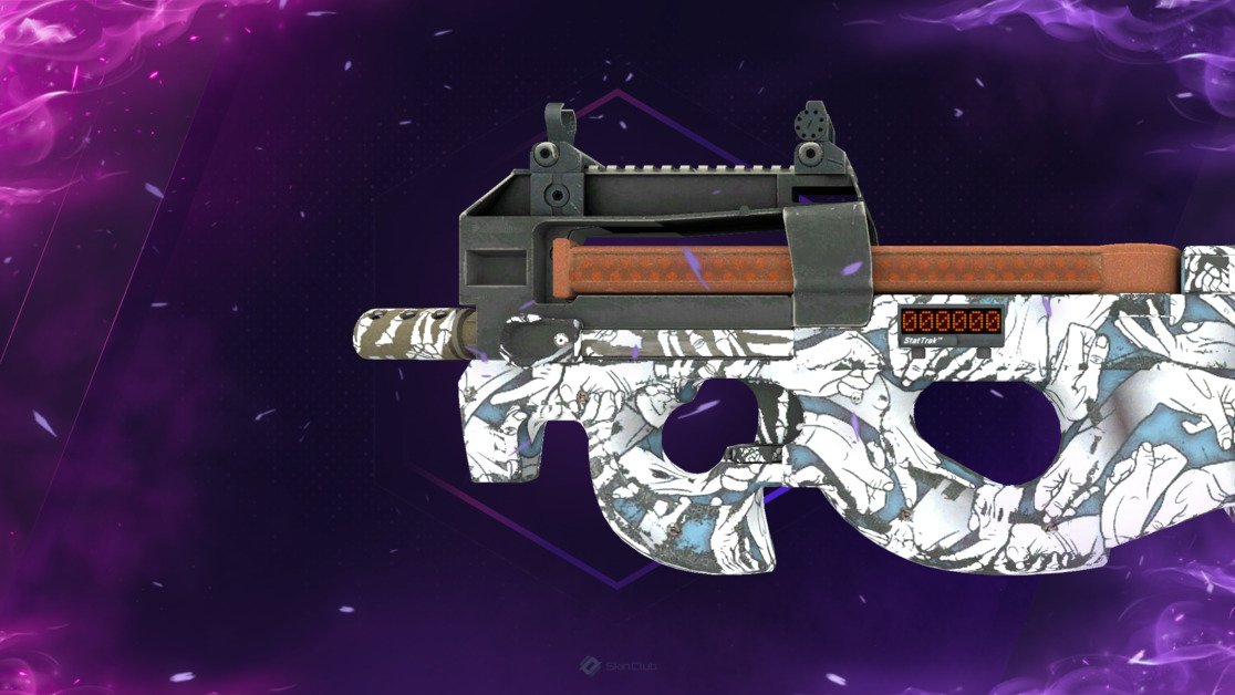 StatTrak™ P90 | Death Grip (Well-Worn)