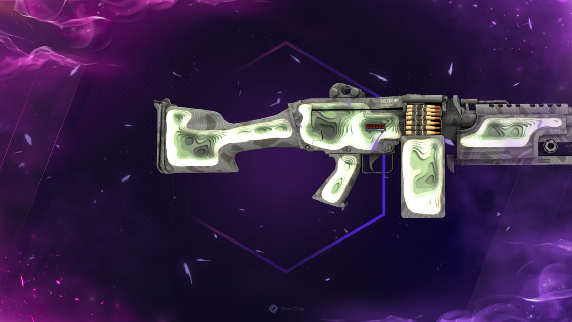 StatTrak™ M249 | Deep Relief (Factory New)