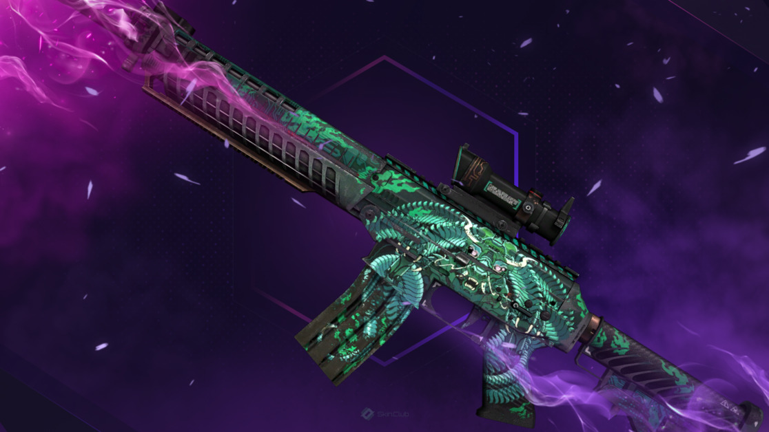 SG 553 | Dragon Tech (Well-Worn)