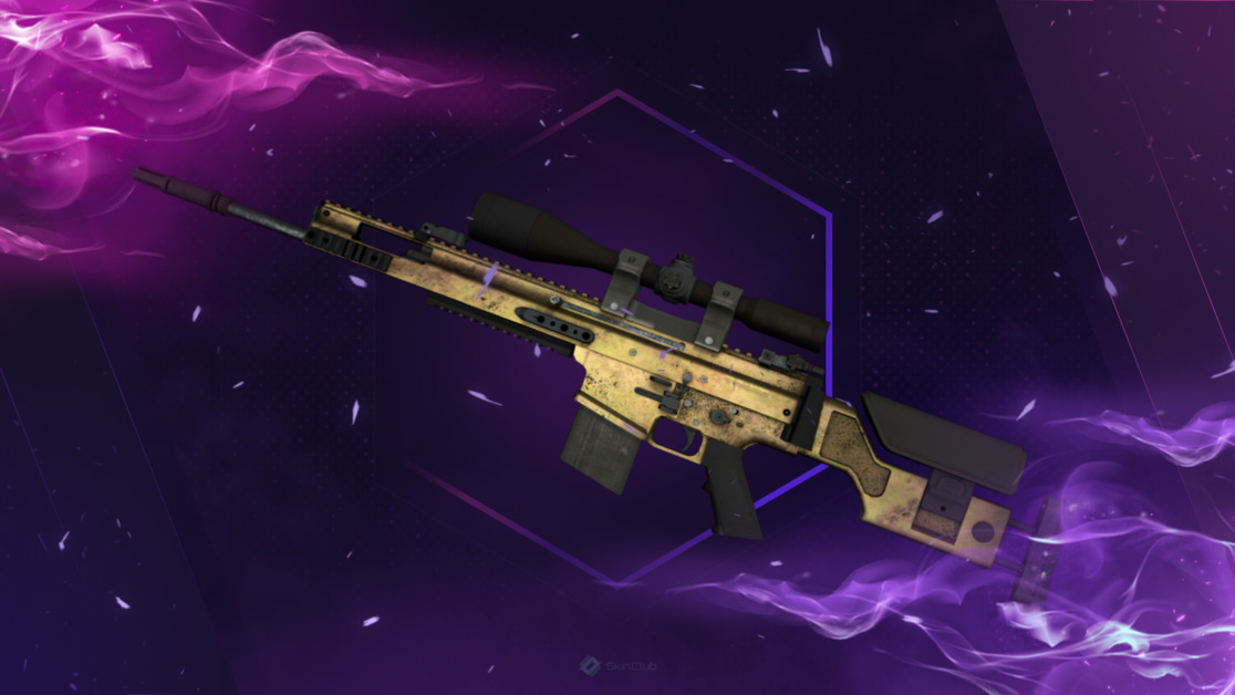 SCAR-20 | Brass (Field-Tested)