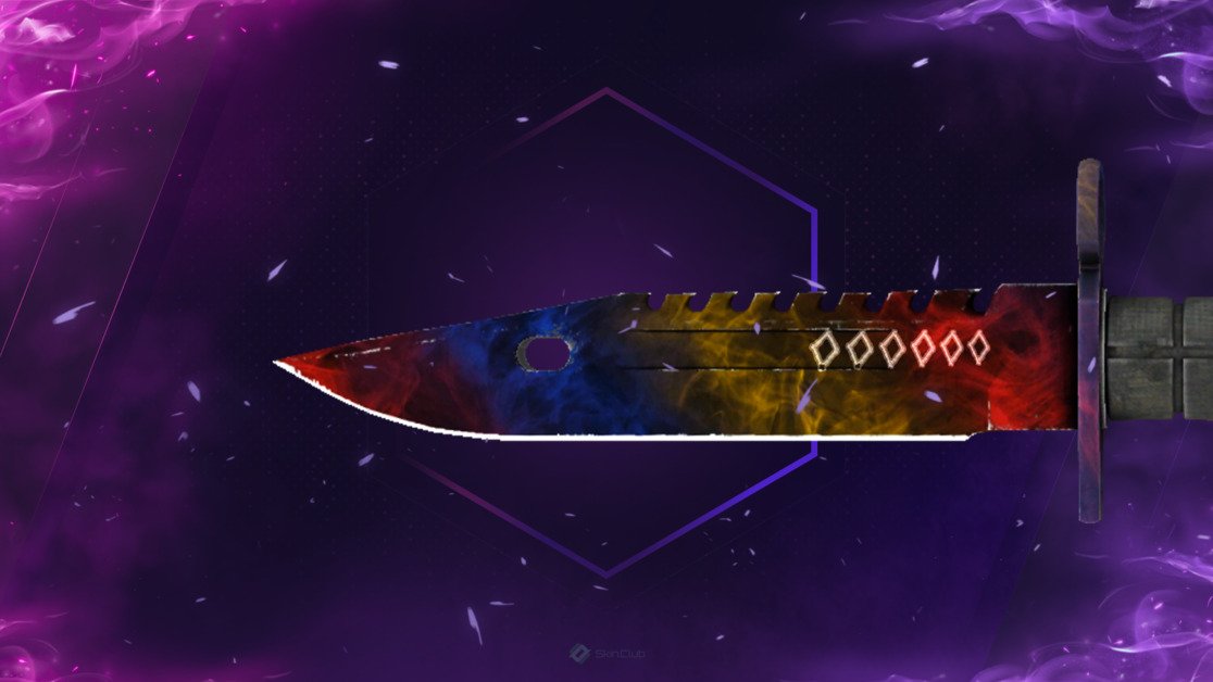 ★ StatTrak™ M9 Bayonet | Marble Fade (Minimal Wear)