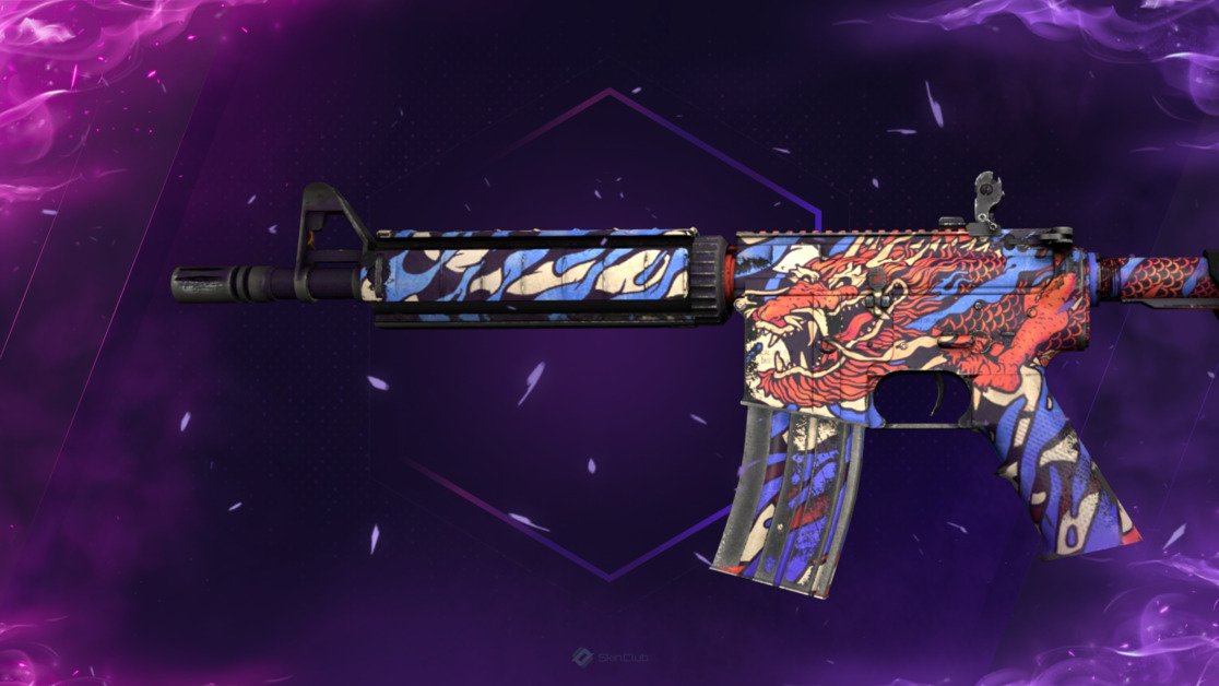 M4A4 | 龍王 (Dragon King) (Field-Tested)