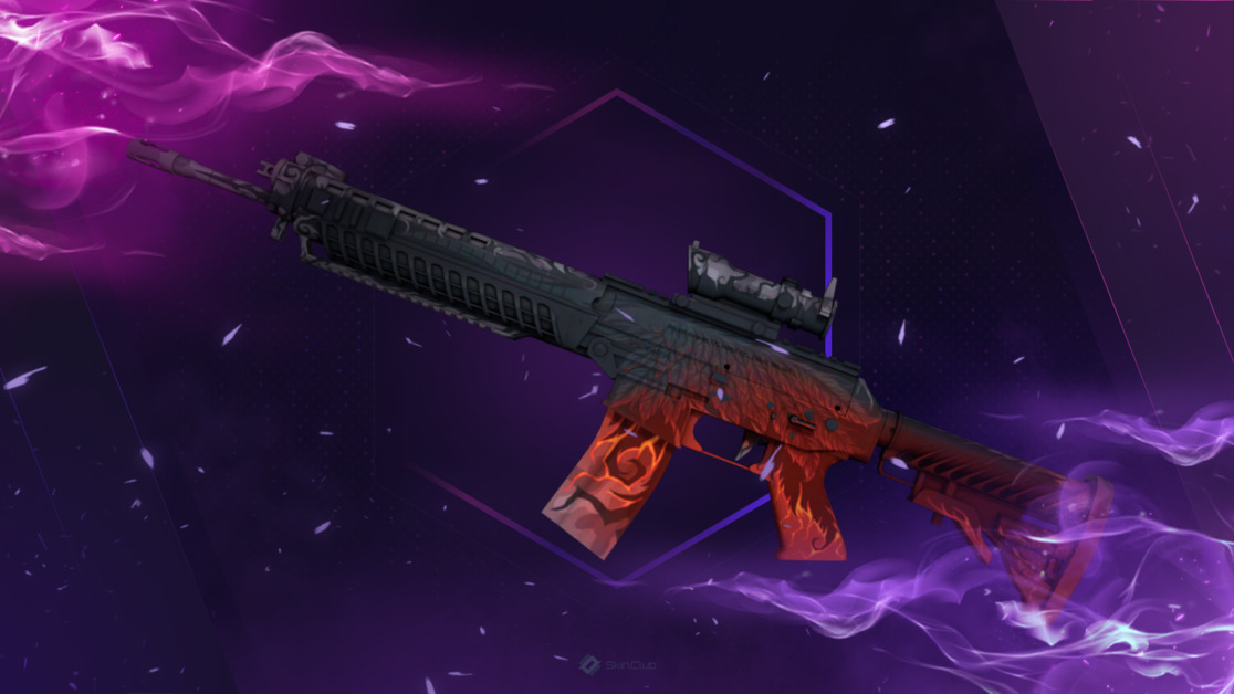 SG 553 | Darkwing (Field-Tested)
