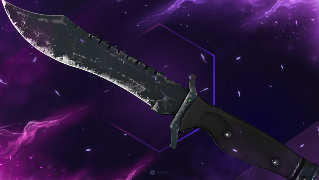 ★ Bowie Knife | Night (Battle-Scarred)