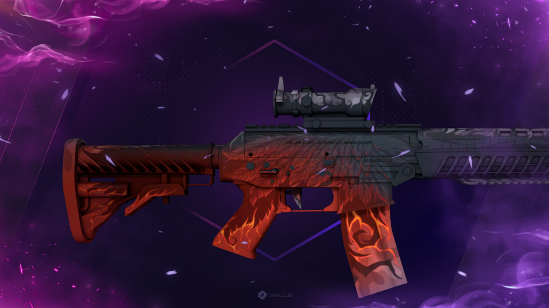 SG 553 | Darkwing (Minimal Wear)