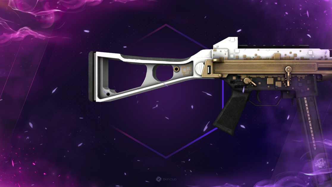 StatTrak™ UMP-45 | Gold Bismuth (Factory New)