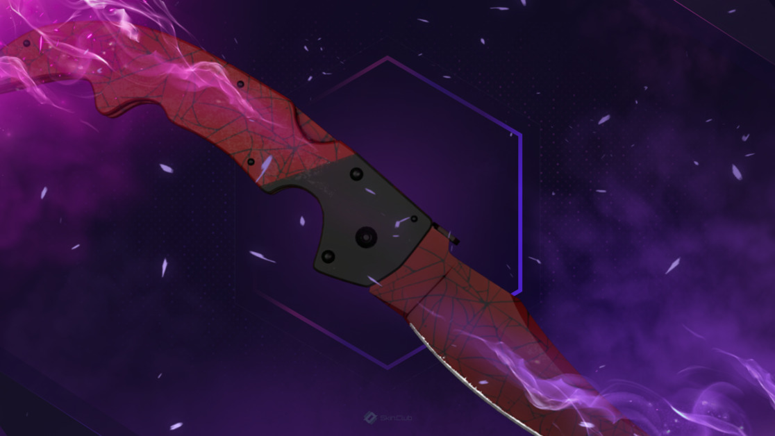 ★ Falchion Knife | Crimson Web (Factory New)