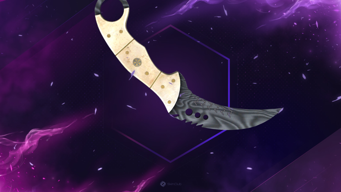 ★ StatTrak™ Talon Knife | Damascus Steel (Minimal Wear)