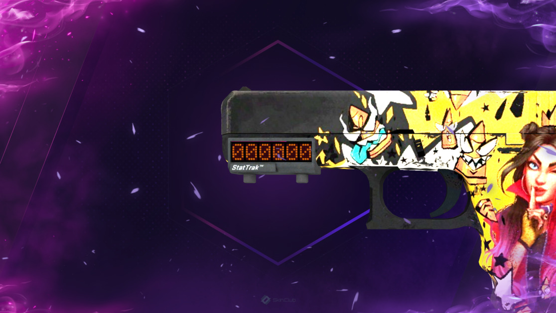 StatTrak™ Glock-18 | Bullet Queen (Battle-Scarred)