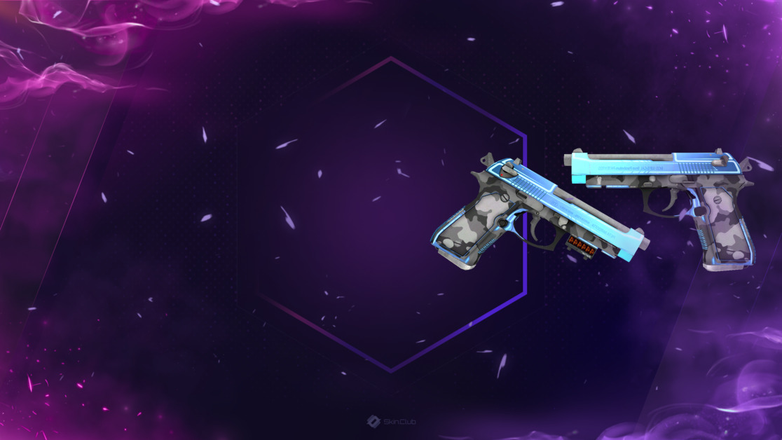 StatTrak™ Dual Berettas | Urban Shock (Minimal Wear)