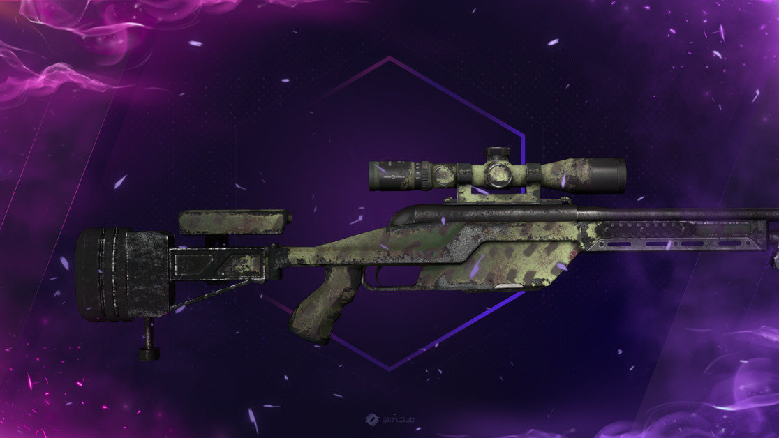 SSG 08 | Lichen Dashed (Well-Worn)