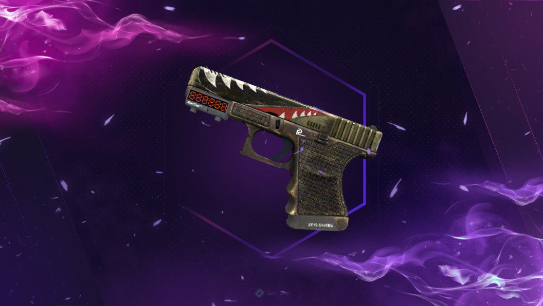 StatTrak™ Glock-18 | Warhawk (Well-Worn)