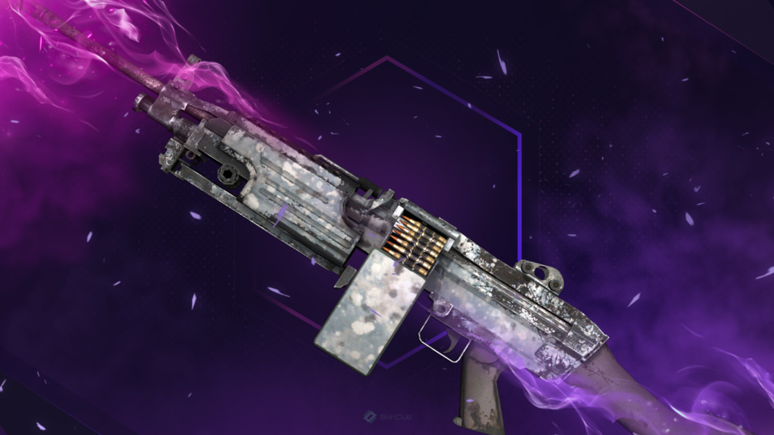M249 | Blizzard Marbleized (Well-Worn)