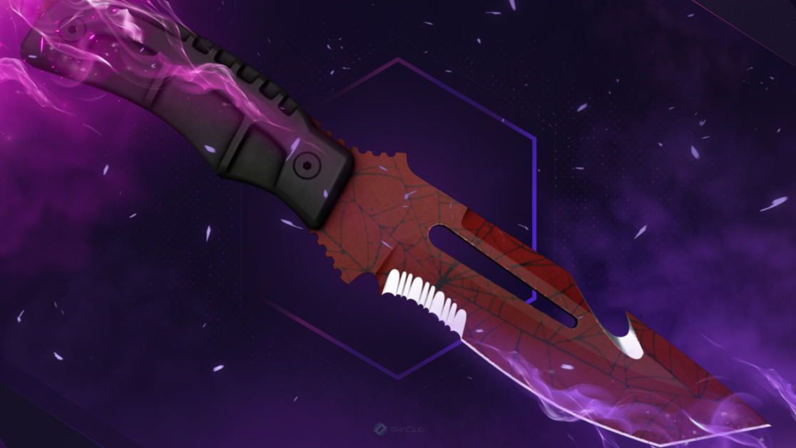 ★ Survival Knife | Crimson Web (Field-Tested)