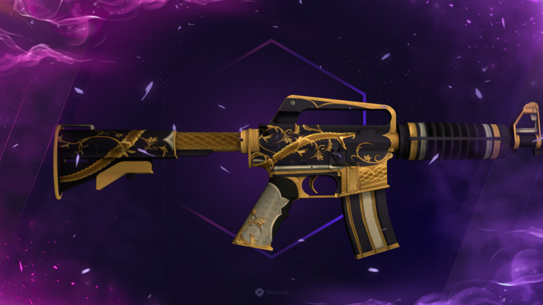 M4A1-S | Golden Coil (Minimal Wear)