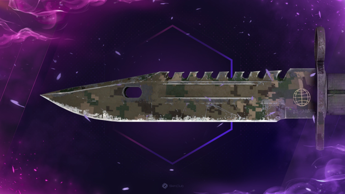 ★ M9 Bayonet | Forest DDPAT (Well-Worn)
