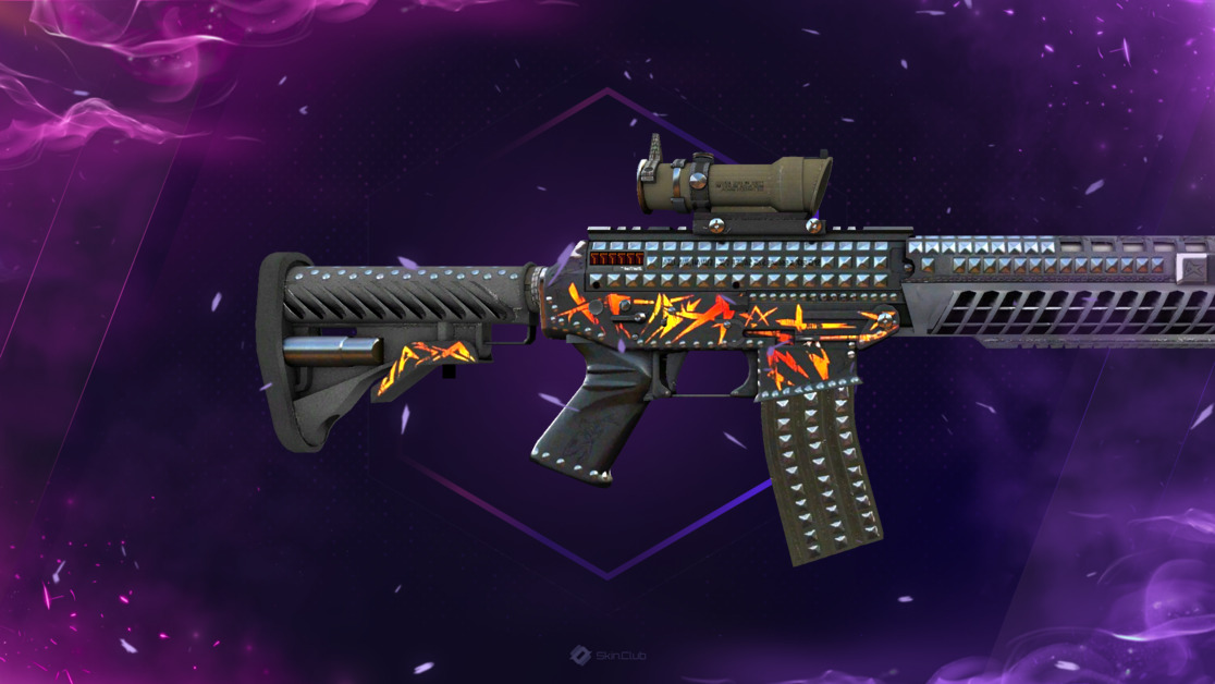 StatTrak™ SG 553 | Heavy Metal (Field-Tested)