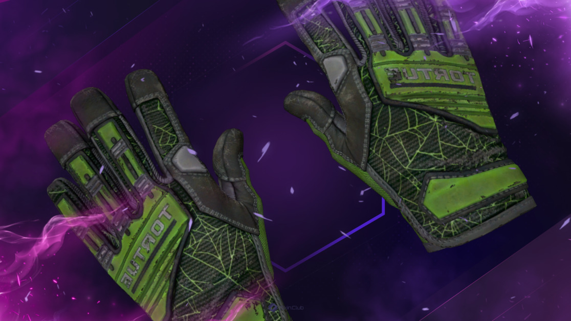 ★ Specialist Gloves | Emerald Web (Well-Worn)